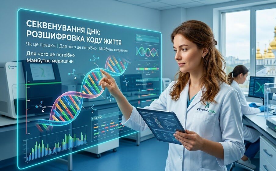 Секвенування ДНК: як це працює та навіщо роблять тест