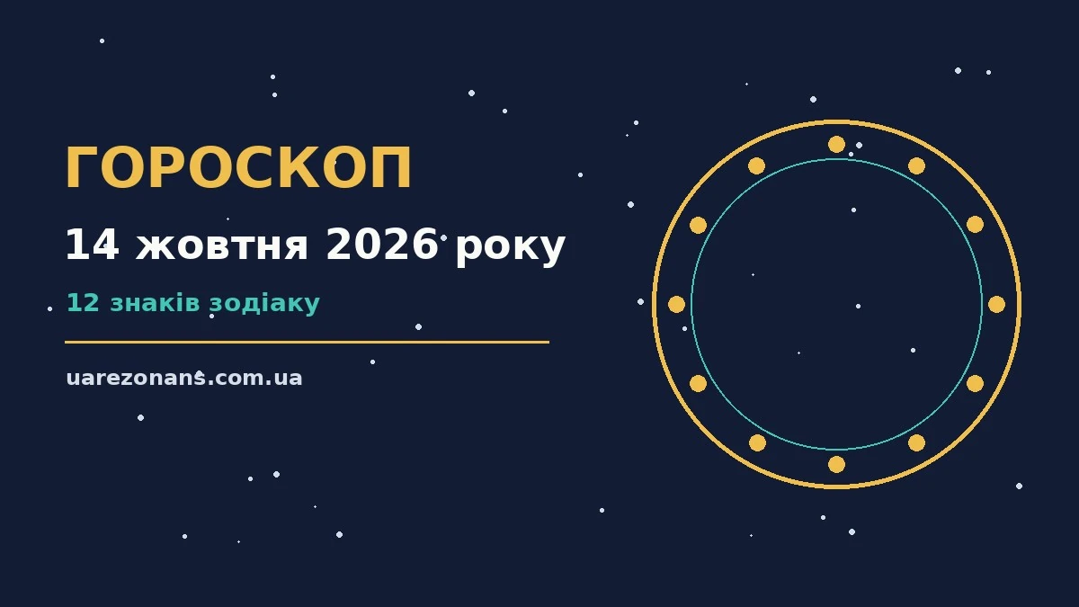 Гороскоп на 14 жовтня 2026 року: підказки перед важливим кроком для впевненого початку дня